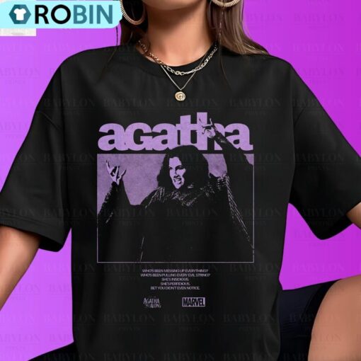 Agatha All Along T Shirt, Marvel Show Shirt, Disney Wandavision Tee