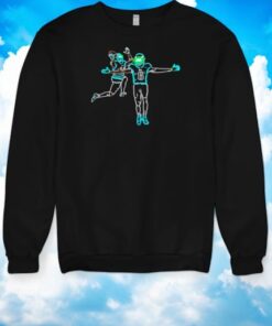 Aj Brown Devonta Celebration Neon Style Philadelphia Football Fans Shirt