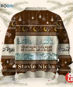 All I Want For Christmas Is Stevie Nicks Silent Night, Holy Night All Is Calm, All Is Bright Sweater, Sweatshirt