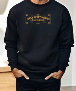 Anthony Raimondi Wearing First Responders Cigar Company Shirt