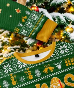 At Walker Dashing Through The Snow Green Ugly Christmas Sweater