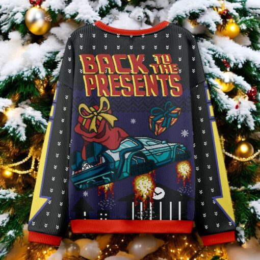 Back To The Present Ugly Christmas Sweater