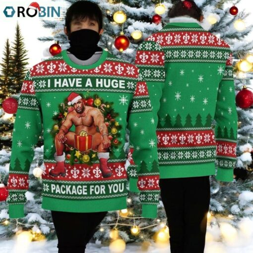 Barry Woods Ugly Christmas Sweater