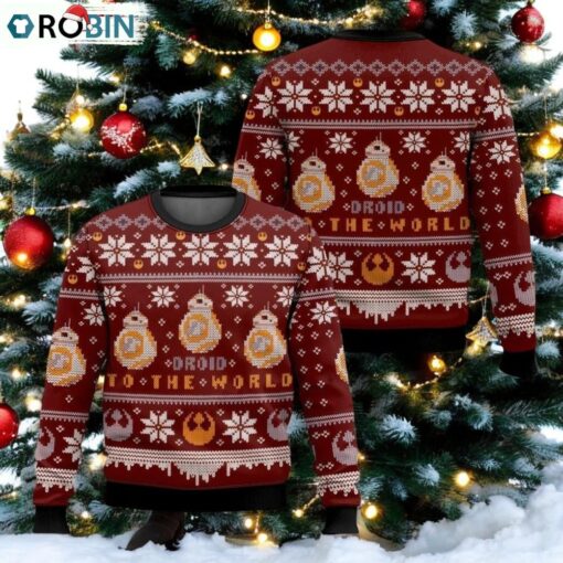 BB 8 Ugly Christmas Sweater, Star Wars Christmas Sweater