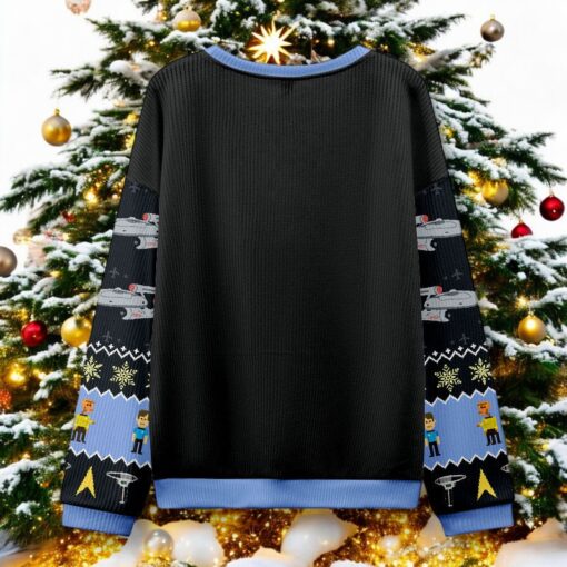 Beam Me Up Ugly Christmas Sweater