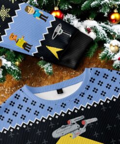 Beam Me Up Ugly Christmas Sweater