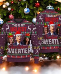 Biden Ugliest Easter Ugly 3D Sweater, Funniest Ugly Christmas Sweater