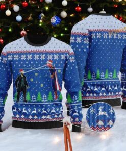 Billy Butcher vs Homelander Ugly Christmas Sweater, Funny Sweater
