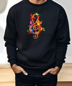 Birds And A Treble Clef The Sound Of Nature Shirt