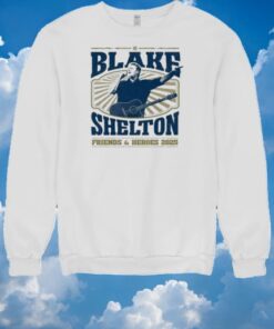 Blake Shelton Friends And Heroes Tour 2025 Shirt Blake Shelton Friends And Heroes Tour 2025 Shirt