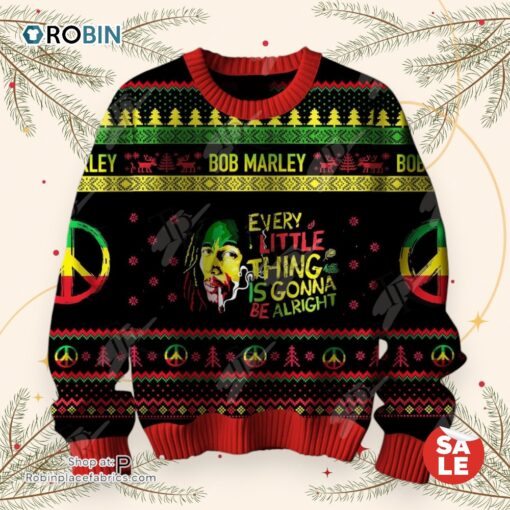 Bob Marley Every Little Thing Is Gonna Be Alright Sweater, Sweatshirt