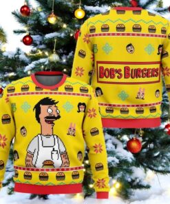 Bobs Burgers Christmas Sweater, Belcher Family Christmas Sweater, Bobs Belcher Xmas Sweater, Bobs Hill Ugly Sweater, Christmas Gift