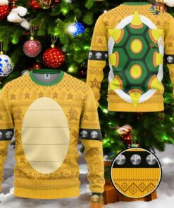 Bowser Super Mario Funny Sweater, Great Christmas Gift for Gamers