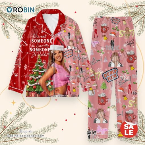 Britney Spears I Want Someone To Love Me Someone To Hold Pajamas Set