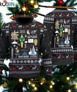 Buddy The El.f Christmas Ugly Sweater, OMG Santa I Know Him Sweater