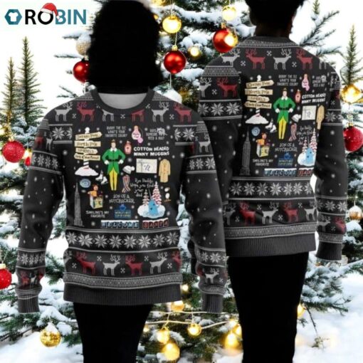 Buddy The Elf Movie Ugly Christmas Sweater