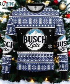 Busch Latte Ugly Sweater For Christmas Holiday Busch Latte Ugly Sweater For Christmas Holiday