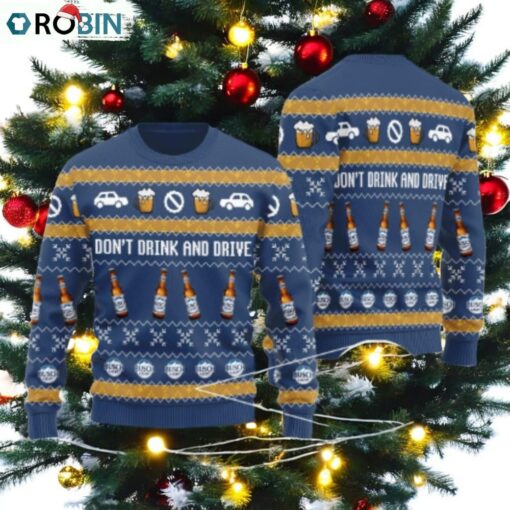 Busch Light Don’t Drink And Drive Ugly Sweater