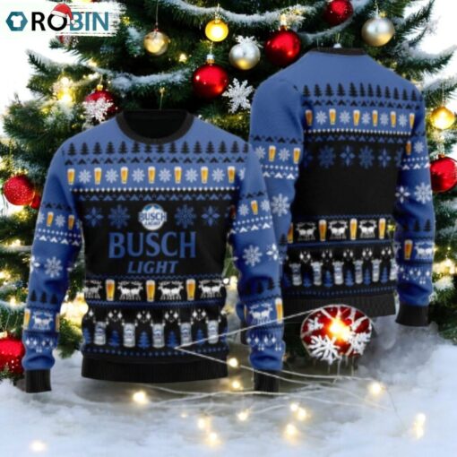 Busch Light Ugly Christmas Sweater