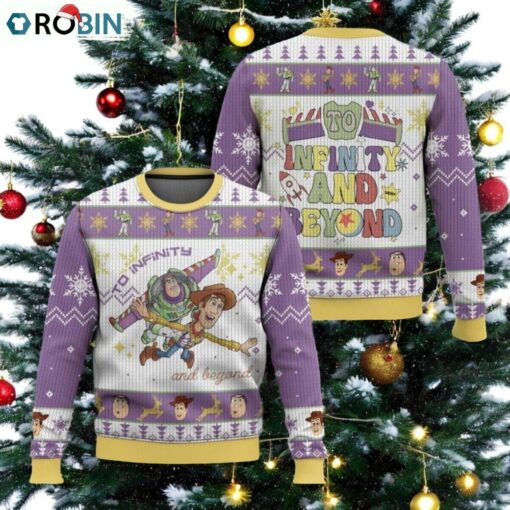 Buzz Lightyear And Woody Ugly Sweater, Toy Story Christmas Sweater
