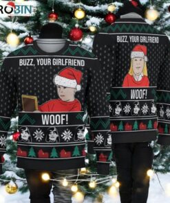 Buzz Your Girlfriend Woof Kevin Home Alone Christmas Ugly Sweater