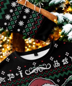 Call Of Christmas Black Ugly Christmas Sweater