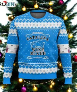 Catalina Wine Mixer Drink Ugly Christmas Sweater