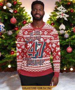 Celebrate The Holidays With Trump Ugly Christmas Sweater, Sweatshirt, 47th President Design Celebrate The Holidays With Trump Ugly Christmas Sweater, Sweatshirt, 47th President Design