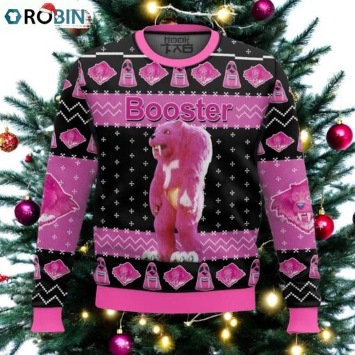 Chainsmoking Booster Jingle All the Way Ugly Sweater