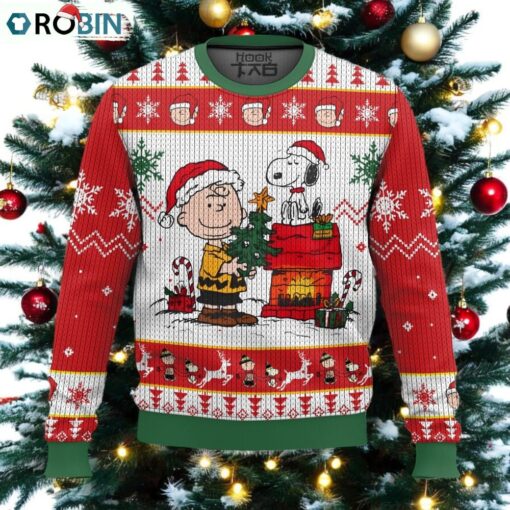 Charlie Brown and Snoopy Ugly Sweater