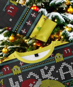Christmas Arcade Black Ugly Christmas Sweater