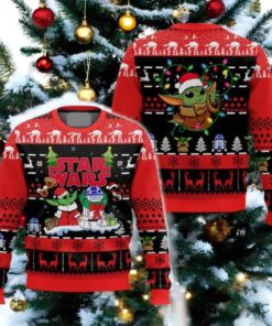 Christmas Baby Yoda And R2D2 Ugly Sweater, Disney Christmas Sweater, This Is The Way Shirt, Grogu Christmas Sweatshirt Christmas Baby Yoda And R2D2 Ugly Sweater, Disney Christmas Sweater, This Is The Way Shirt, Grogu Christmas Sweatshirt