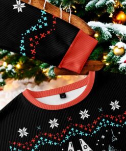 Christmas Cave Black Ugly Christmas Sweater