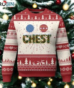 Christmas Couples Ugly Christmas Sweater Chestnuts Xmas Matching Family Funny Chest