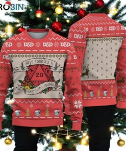 Christmas Dnd Ugly Sweater, Dungeons And Dragons Sweater