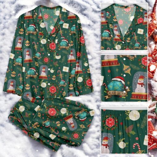 Christmas Dungeons & Dragons Family Pajamas Set