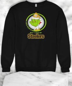 Christmas Grinch X Pittsburgh Steelers I Hate People But I Love My Steelers Shirt Christmas Grinch X Pittsburgh Steelers I Hate People But I Love My Steelers Shirt
