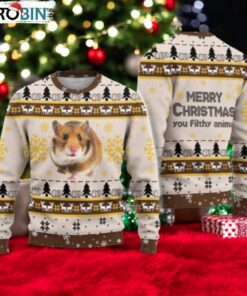 Christmas Hamster Ugly Sweater, Merry Hamstermas Holiday Sweater Christmas Hamster Ugly Sweater, Merry Hamstermas Holiday Sweater