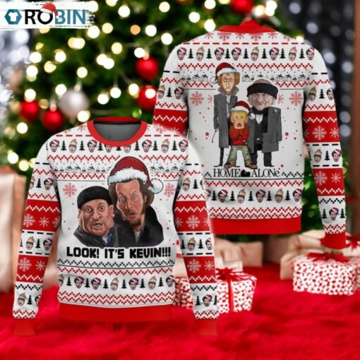Christmas Kevin Home Alone Ugly Sweater, Trouble Christmas Sweatshirt