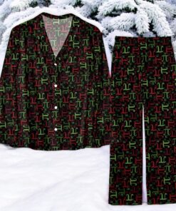 Christmas Math Pi Family Pajamas Set