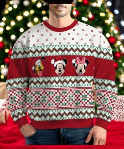 Christmas Mickey And Friends Ugly Sweater, Disney Minnie Pluto Shirt, Disney Trip Christmas Sweater, Magic Kingdom Shirt
