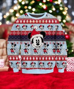 Christmas Mickey Mouse Ugly Sweater, Disney Christmas Sweater, Magic Kingdom Holiday Sweater, Disneyland Trip Sweatshirt