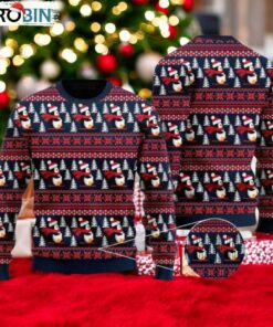 Christmas Penguins Ugly Sweater, Im So Cool Xmas Sweater, Cute Santa Pet Ugly Sweater