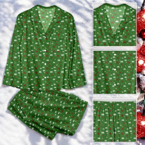 Christmas Retro Games Family Pajamas Set