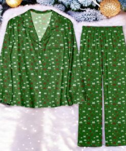 Christmas Retro Games Family Pajamas Set