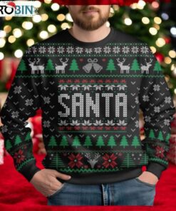 Christmas Santa Ugly Sweater, Santa Claus Holiday Sweater