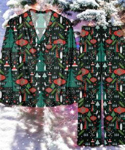Christmas Science Tree Family Pajamas Set