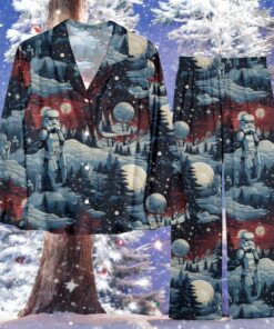 Christmas Snow Stormtroopers Family Pajamas Set