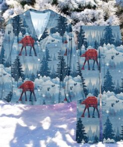 Christmas Snowflake AT AT Family Pajamas Set Christmas Snowflake AT AT Family Pajamas Set