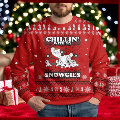 Christmas Snowgies Ugly Sweater, Disneyland Christmas Sweatshirt, Magic Kingdom Christmas Shirt, Disney Trip Xmas Sweater